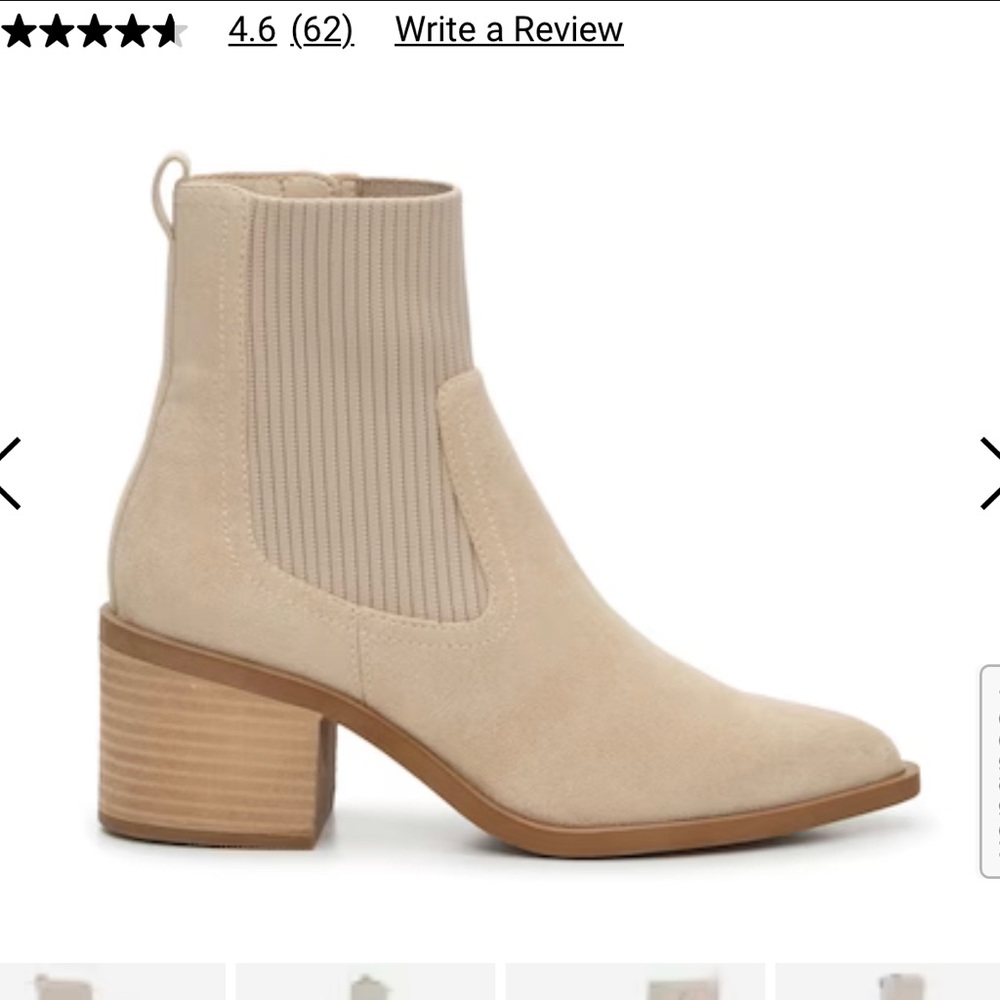 Anne Klein Antic Bootie, Suede, Size 9